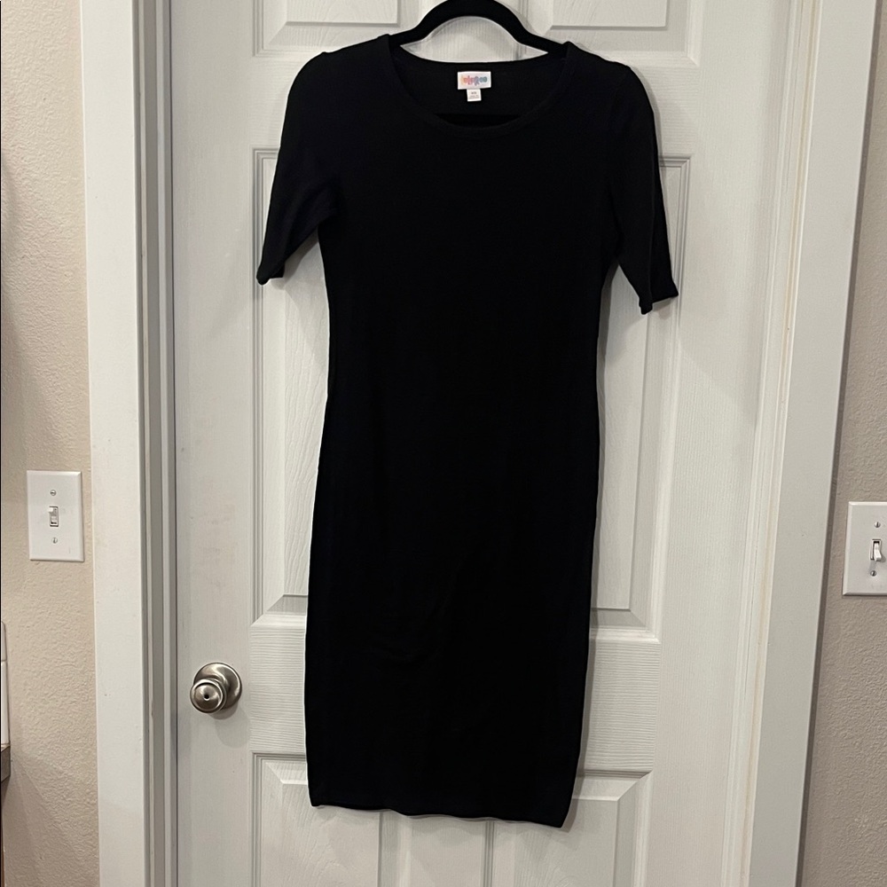 LuLaRoe Classic Black Midi Julia Dress